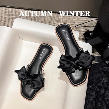 網紅平底涼拖鞋女夏外穿時尚夏天女士外出海邊沙灘大碼女鞋41一43