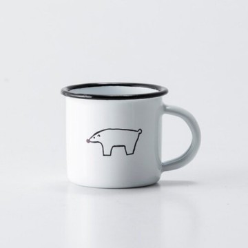 AXCIS-tete a tete琺瑯迷你醬汁杯 白熊