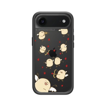 iPhone Air Mod NX -邊框背蓋組合 (相機按鈕) 黑 - 咻咻熊 XiuXiubear - 愛神邱比泥