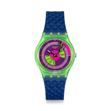 Swatch NEON SKYCHART 經典手錶/男錶/女錶/瑞士製造 SO28G704 (34mm)【官方旗艦店】