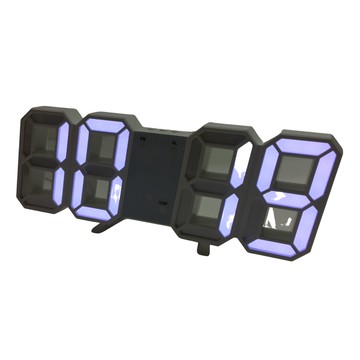 [現貨2組dd] 3D立體 LED 多功能數字鐘 科技電子鐘 可壁掛 數字鬧鐘 自動調節亮度 (UA0)HA20