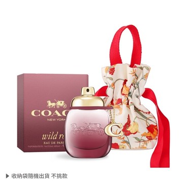 COACH 曠野玫瑰淡香精(30ml)+旅行收納袋-國際航空版
