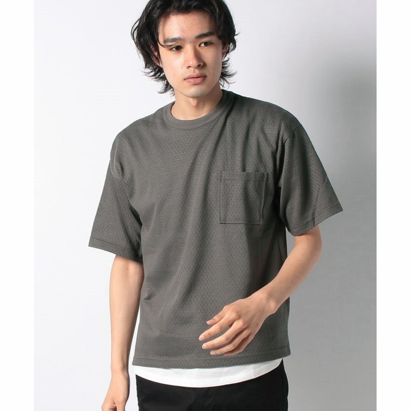 オフプライス イーシー パンチング リアルレイヤードtシャツ メンズ ブラック M Offprice Ec 通販 Lineポイント最大1 0 Get Lineショッピング