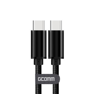 GCOMM Type-C to Type-C 60W 5A USB3.2 Gen2 10Gb 快充高速編織數據線