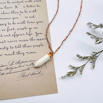 Eudora House 手作仿真水晶 白水晶系列 手工飾品 項鍊