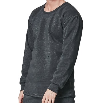 MI MI LEO 保暖刷毛居家上衣  2XL  深灰色