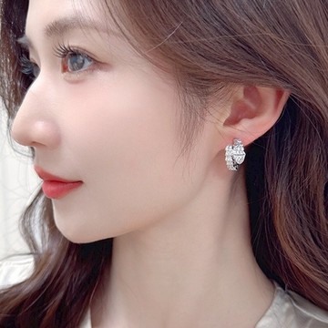 耳環 女生耳環 耳環女 鋯石耳環 小耳環 蛇形耳環 法式耳環 生肖 耳釘 s925銀針 創意 個性耳環 時尚耳環 100