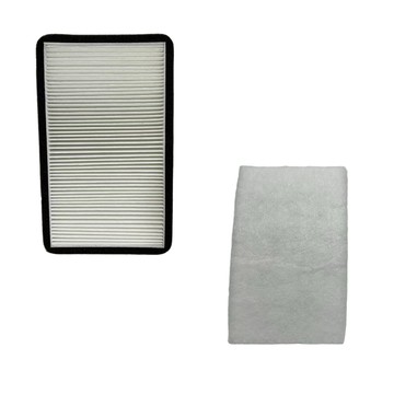 PUREBURG 適用KNS 康乃馨 ES-8300 ES8300 全熱交換器PM2.5 HEPA濾網濾芯 + 初效前置濾棉