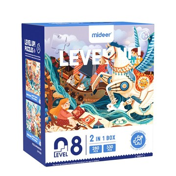 mideer - mideer 進階式拼圖-魔法樂園(level 8) MD-3186