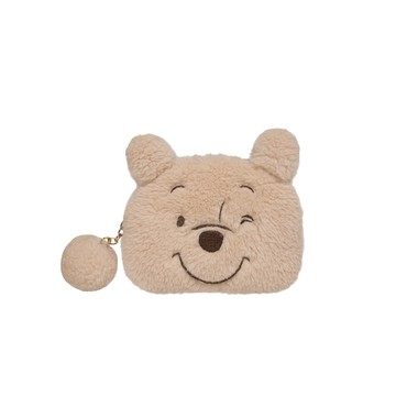 【Disney】小熊維尼棉花糖-造型零錢包-米 PTD23-D7-24BG