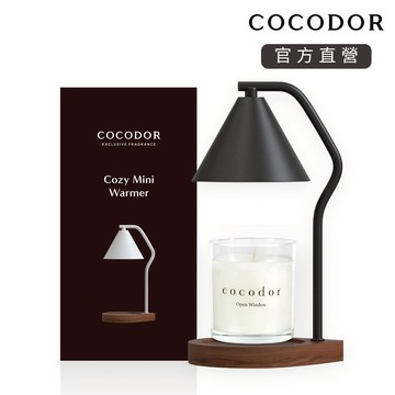 【COCODOR】暖心木座融燭燈+香氛蠟燭170g 1+1套組 多種香味選擇 韓國官方直營