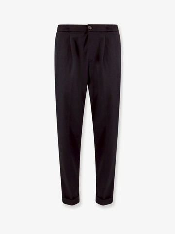 Viscose blend trouser with fold at the bottom - NUGNES 1920 - gender_Man