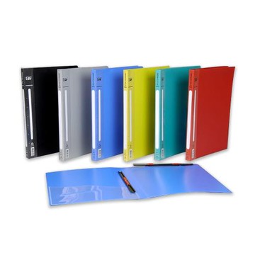 新德牌 P.P A4 右上彈簧夾 24本 / 箱 03-102