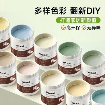 臺灣出🚚三青水性木器漆木門櫥櫃桌椅改色專用木傢俱翻新環保家居DIY油漆704