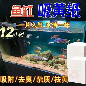 ✅嚴選好物✅魚缸吸色片紙淨水寶除臭淨化水質清澈劑魚缸除腥祛魚缸清潔去黃水