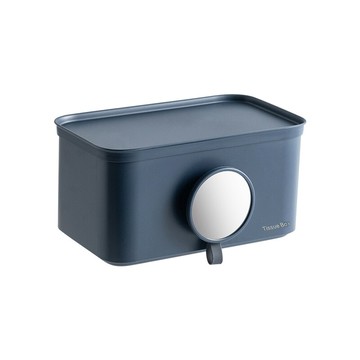 洗臉巾收納盒 物鳴一次性洗臉巾收納盒壁掛式潔面巾擦臉巾帶蓋防塵衛生間免打孔 【CM3134】
