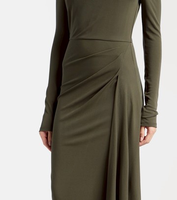 Erdem Draped jersey midi dress
