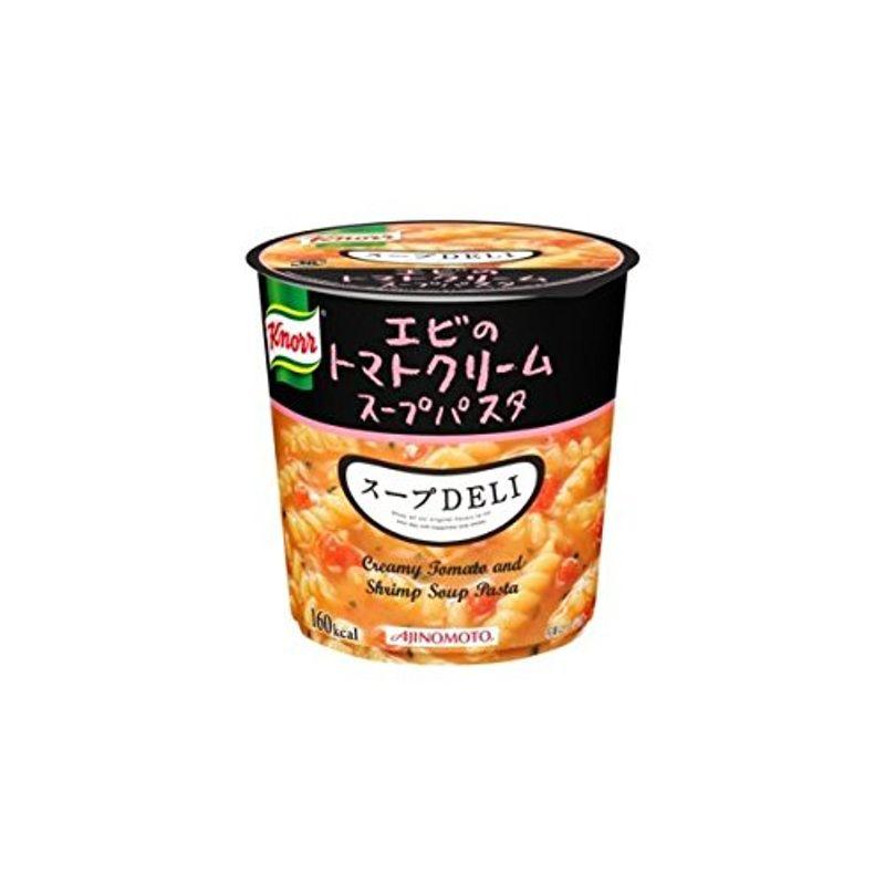 味の素 クノール スープDELI エビのトマトクリームパスタ 41.2g×18カップ (6カップ×3ケース)