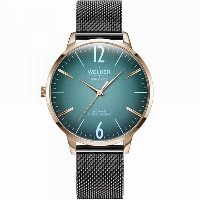 ウェルダー WELDER ムーディ WRS608 グリーン文字盤 新品 腕時計  