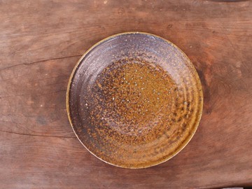 備前瓷盤(19.5cm) sr3-082