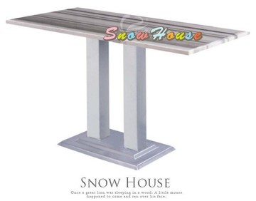 ╭☆雪之屋居家生活館☆╯1017-07/09 718 2公分厚烤銀腳石面餐桌/飯桌