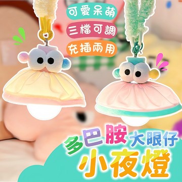 台灣現貨 多巴胺大眼仔小夜燈  床頭掛燈 懸掛燈 夜燈 壁掛燈  閱讀燈 氛圍燈 造型燈 LED燈