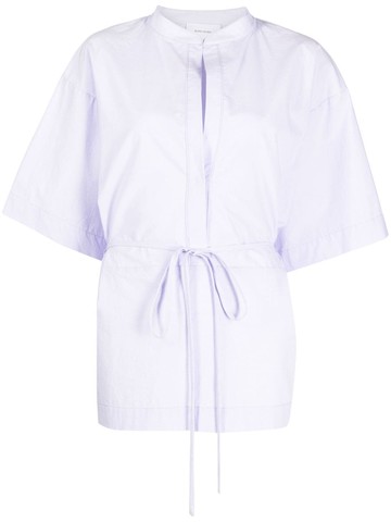BONDI BORN - Semi short-sleeve shirt - women - Cotton - L - Purple