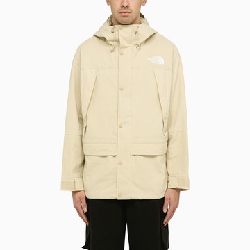 Light beige light jacket with logo