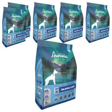 Auroria 極光 無穀天然犬糧 全齡犬  6包  454g  鮭魚 + 雪蟹