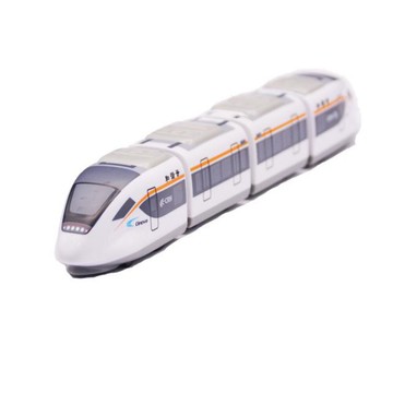 中國高鐵和諧號列車 CRH6型 鐵支路4節迴力小列車 迴力車 火車玩具 壓克力盒裝 QV080T1 TR台灣鐵道