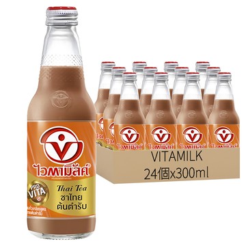 VITAMILK 豆奶 泰式奶茶口味  24個  300ml