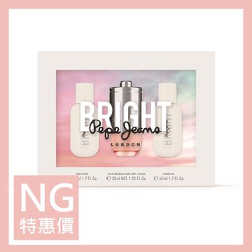【福利品】Pepe Jeans London 粉戀之星淡香精尊貴禮盒 (珍藏版)(Bright)