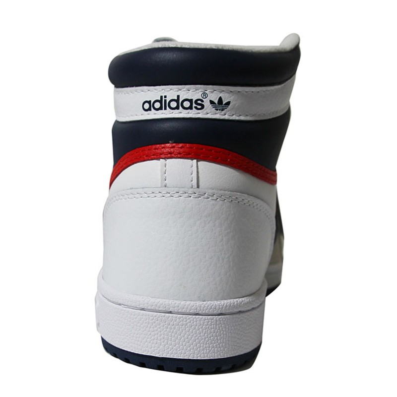 adidas Originals (アディダス) トップテン ハイカット スニーカー シューズ (GX0740) TOP TEN RB HI  White/Red/Navy（28cm） | LINEブランドカタログ