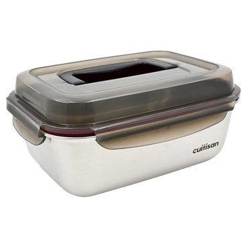 cuitisan 304可微波不鏽鋼保鮮盒花神系列手提2號2800ml  1個  保鮮盒