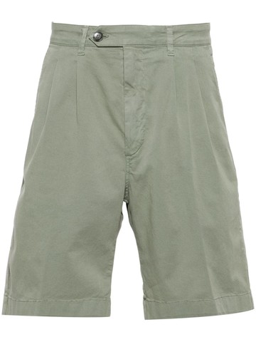 Canali - mid-rise bermuda shorts - men - Cotton/Elastane - 50 - Green