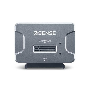 逸盛Esense USB3.2 Gen 2 M.2 2.5" SATA SSD硬碟轉接器/07-ESK301TA