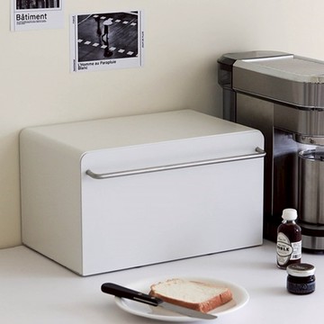 Iwooa 不銹鋼兩用置物麵包盒  1個  34.5 x 22 x 20cm