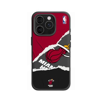 iPhone 16 Pro SolidX 黑 - NBA - 熱血系列-邁阿密熱火 Miami Heats - Sweat and Tears