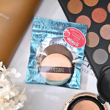 韓製馬卡龍氣墊粉撲-2/P-BR(TLA-1603)