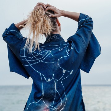 星座銀河羽織 親膚快乾 KOKETIT藝術家聯名