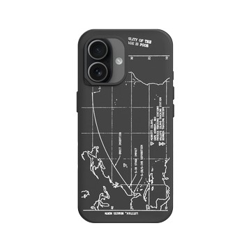 iPhone 17 SolidX 黑 - NASA - 火箭軌跡 (White)