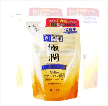 潼漾小舖 rohto肌研 金極潤保濕化妝水 (補充包) 170ml