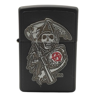Zippo 29489燃油式打火機 煤油打火機 型號  彎刀死神 【現貨】