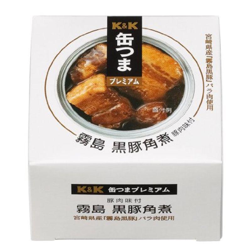 K＆K 缶つまプレミアム 霧島黒豚 角煮 150g × 3缶セット