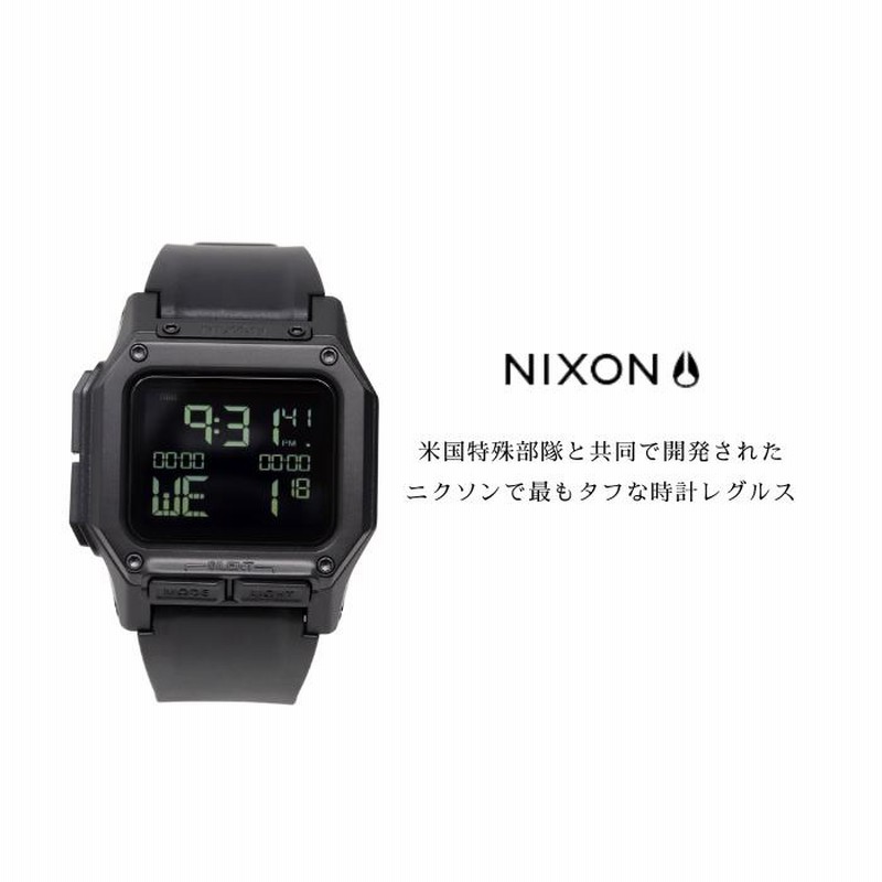 ニクソン nixon 腕時計 メンズ A1180001 Regulus レグルス 日本正規代理店 ブラック | LINEブランドカタログ