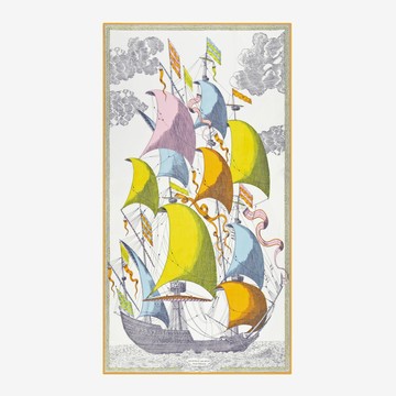 法國 INOUI EDITIONS-DES RIVES ET DES REVES 純棉圍巾-白