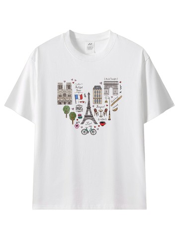 城市系列個性潮T (Paris)