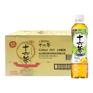 ASAHI朝日 十六茶 零咖啡因複方茶530mlx24/箱--- 現貨供應