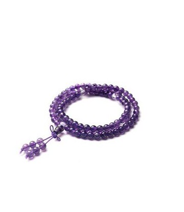 天然烏拉圭紫水晶多圈手鏈 愛情守護手鏈1入