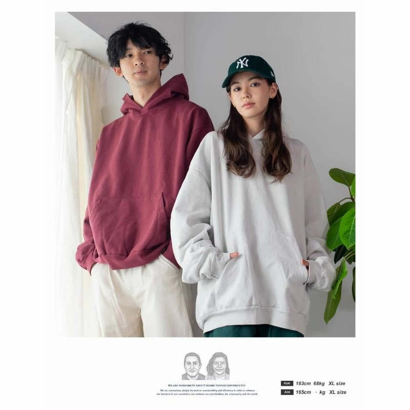 LOS ANGELES APPAREL ロサンゼルスアパレル パーカー スウェット 裏